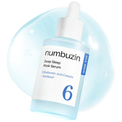 numbuzin No.6 Serum bottle closeup for daily hydration boost.