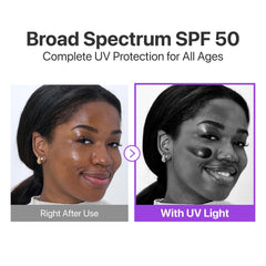 Numbuzin No.9 Sunscreen glow on skin highlights radiant, glass-skin finish for all tones.
