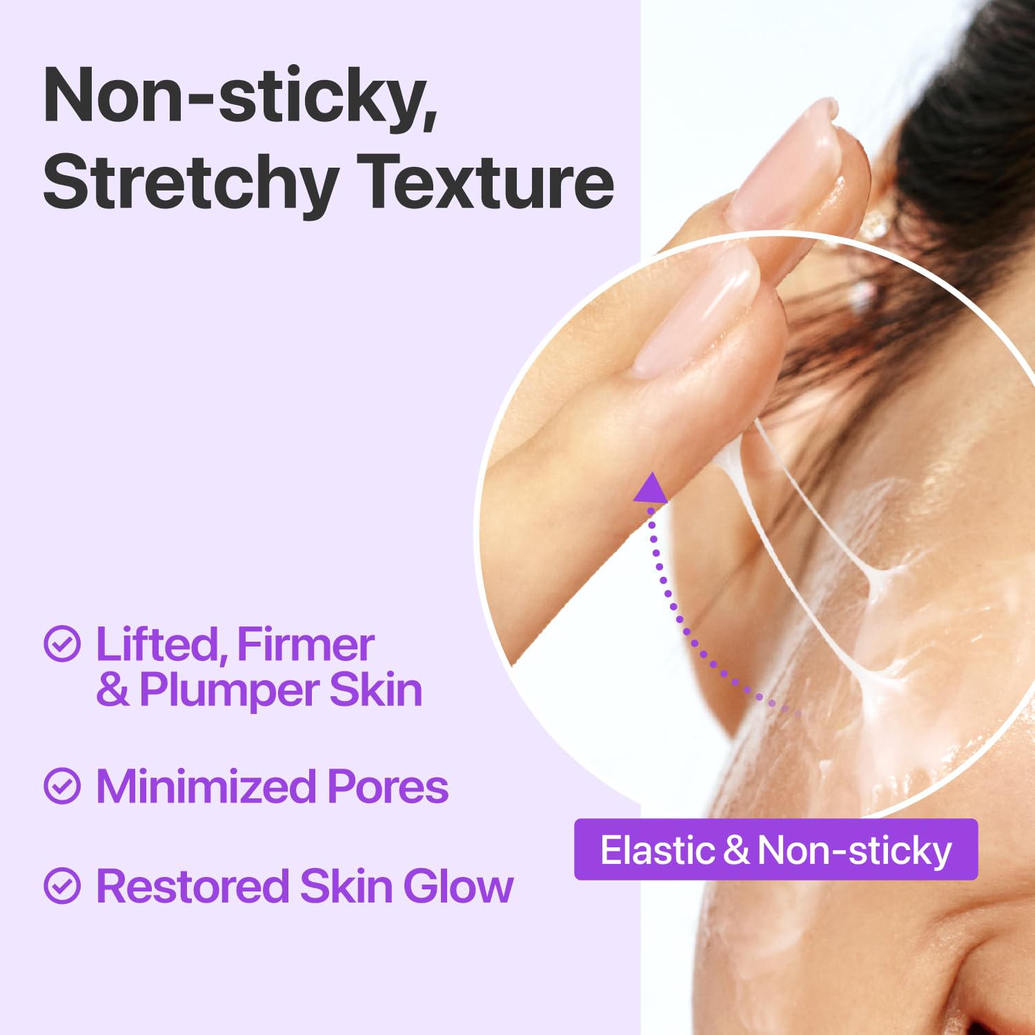 Numbuzin No.9 texture closeup — plush, hydrating serum texture for plump skin.