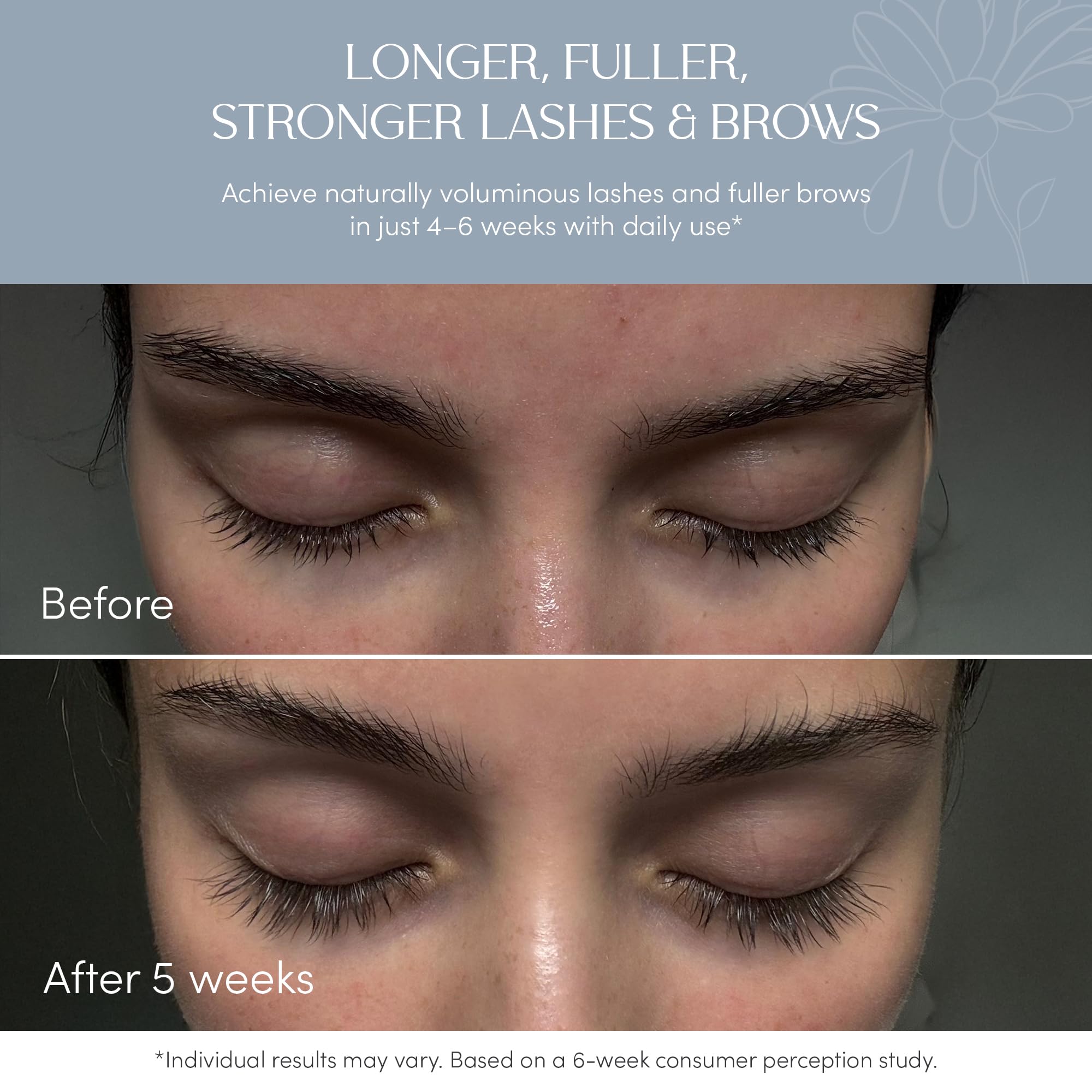 NUNA precision brush applies serum along the lash line for controlled, mess-free use.