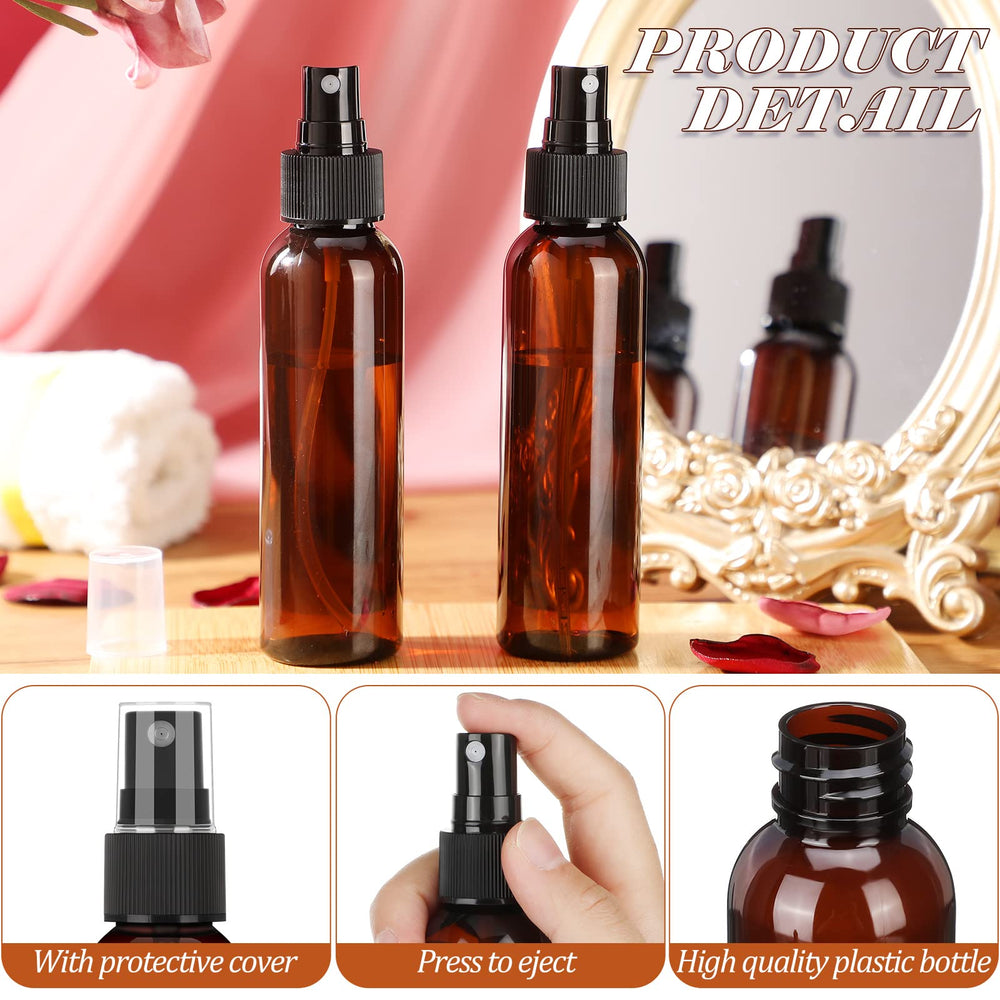Nuogo leak-proof screw-top cap on amber bottle showcasing safety