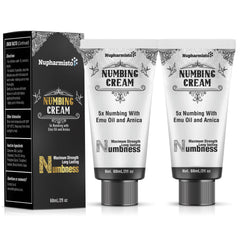 Nupharmco numbing cream bottle 60ml offers long-lasting relief and soothing comfort.
