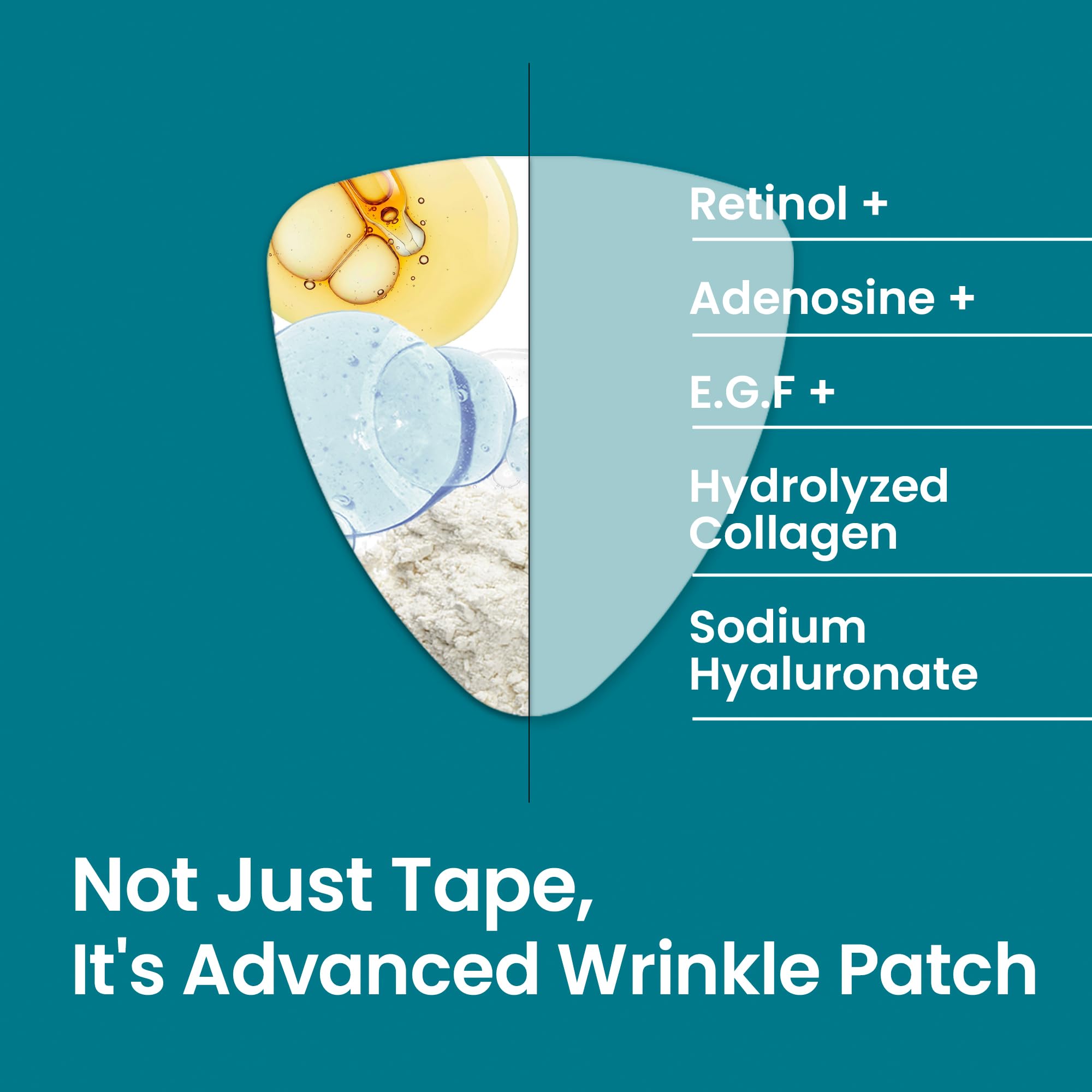 Face application by Nurive patches demonstrates gentle, invisible coverage.