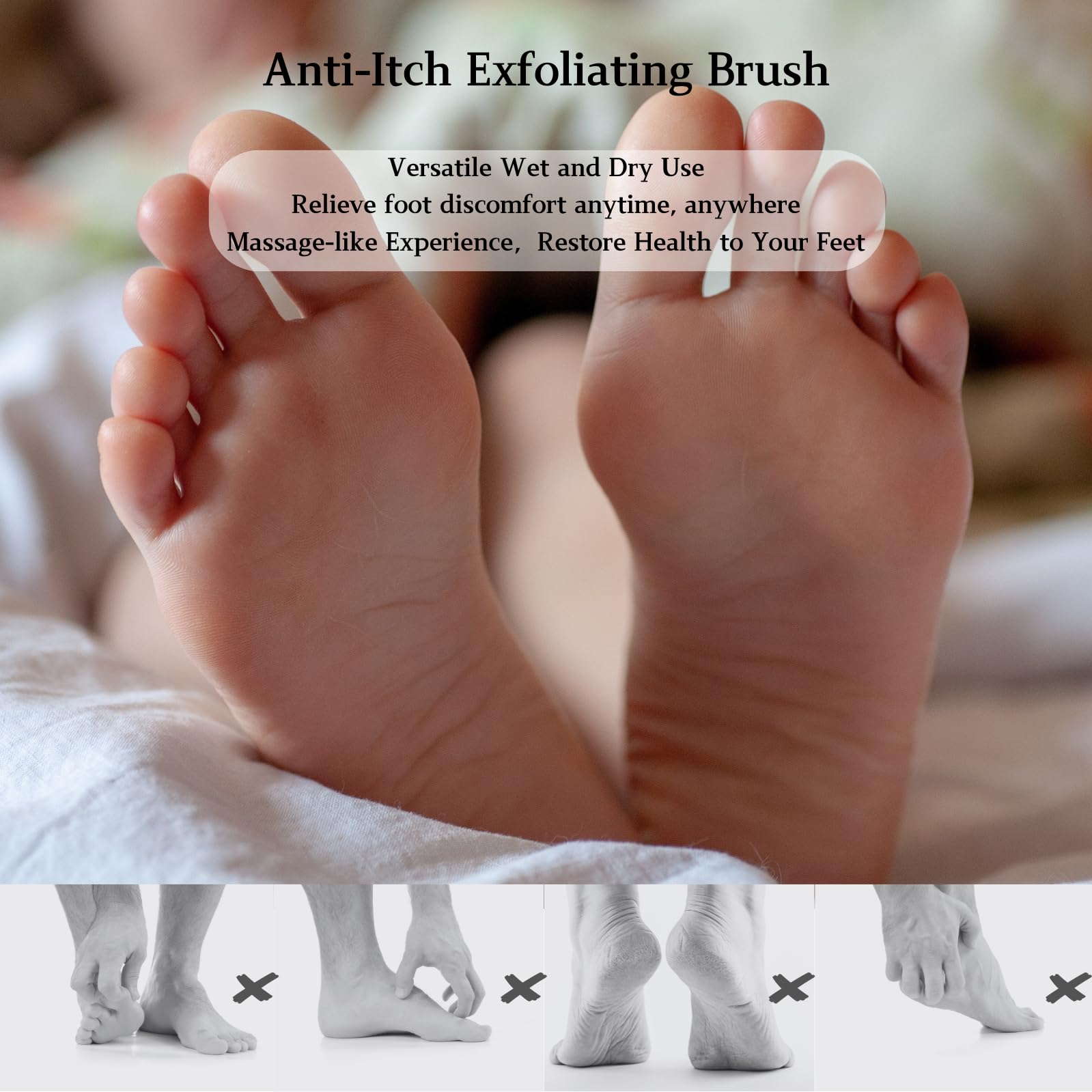 Nurlypop dual-function-foot-care-set combines exfoliation and toe cleaning.