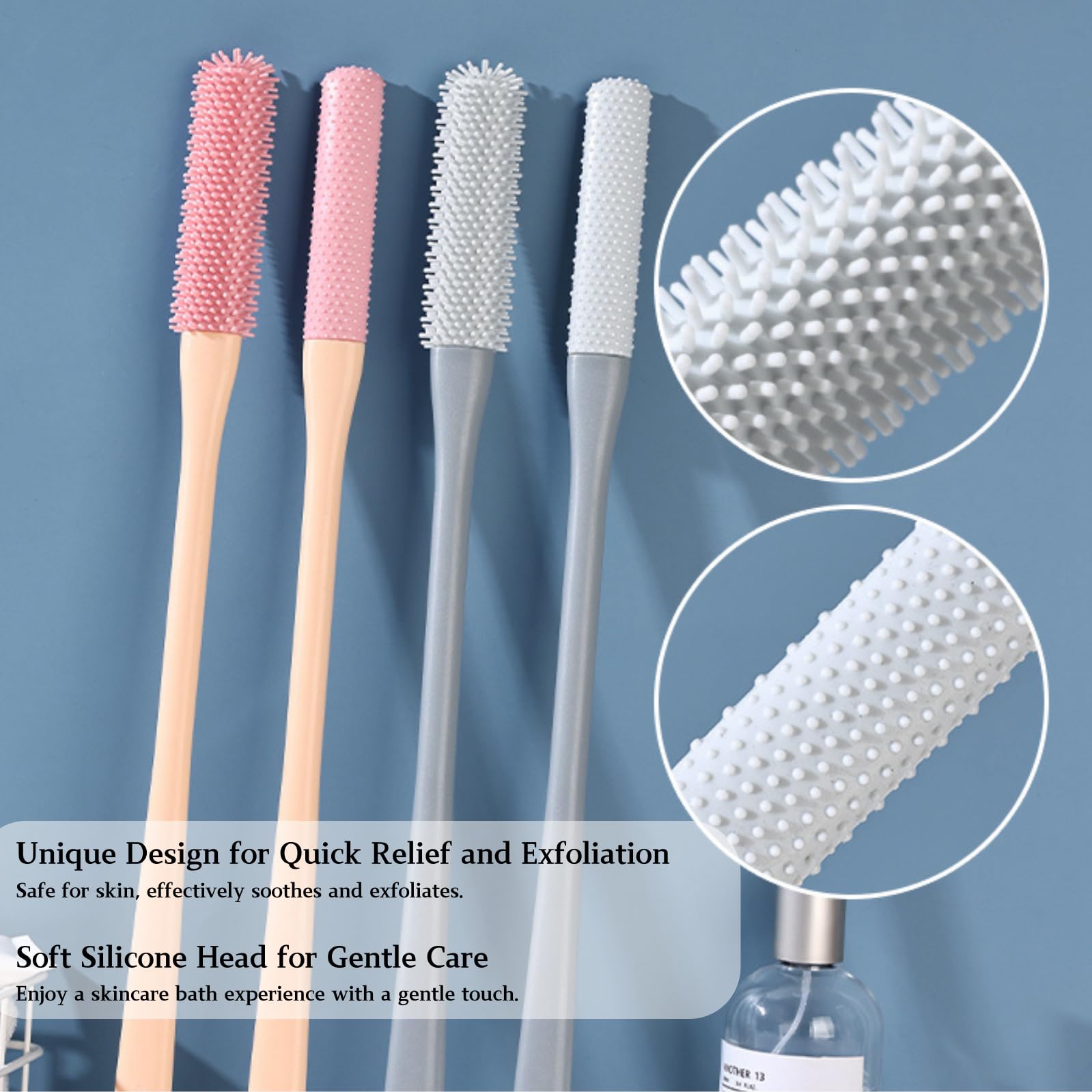 Nurlypop-long-handle-design-ergonomic offers comfortable reach for daily care.