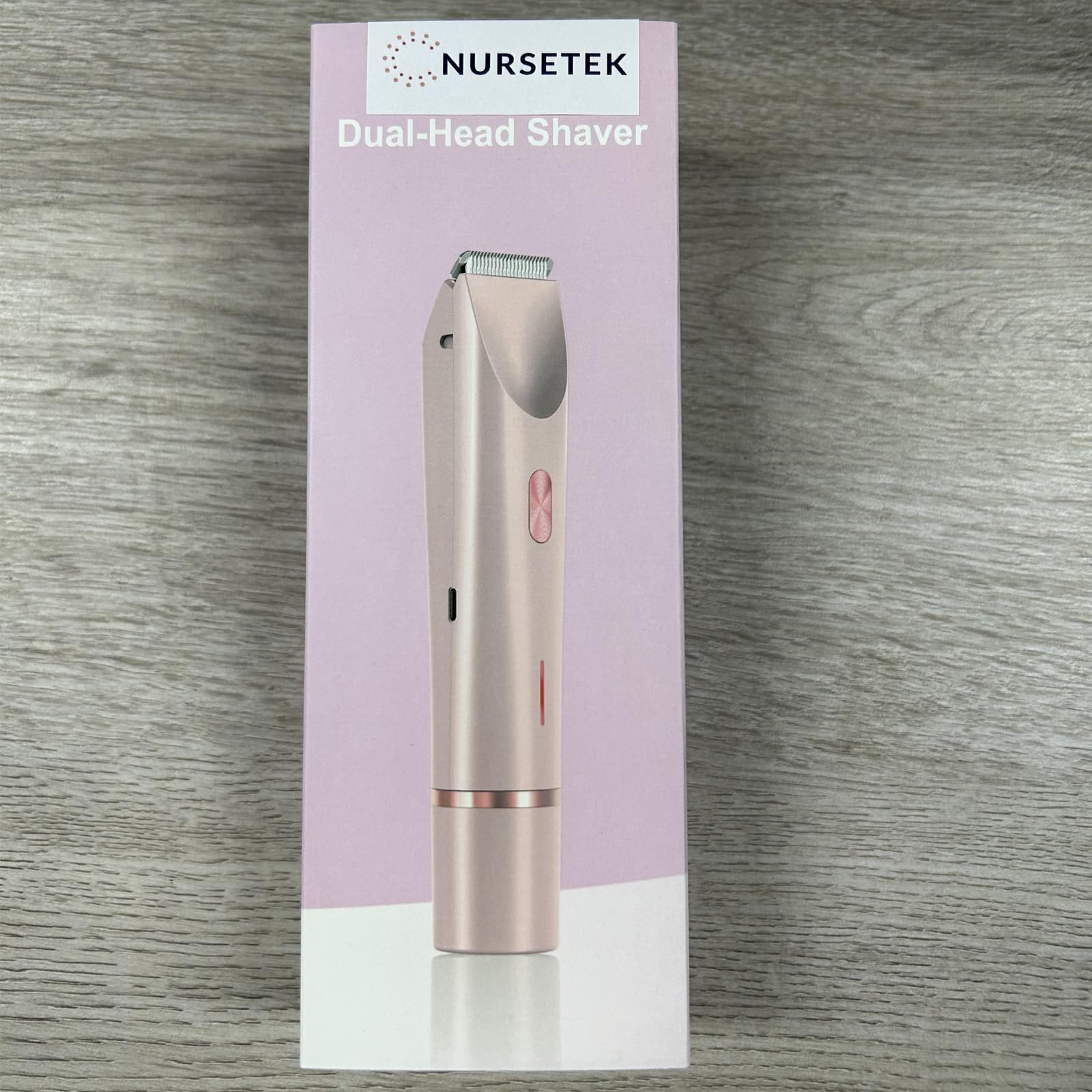 NURSETEK shaver gift-ready packaging