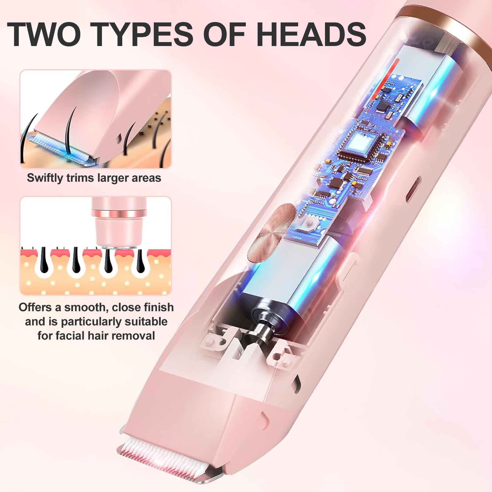 NURSETEK shaver shown for wet and dry use in the shower