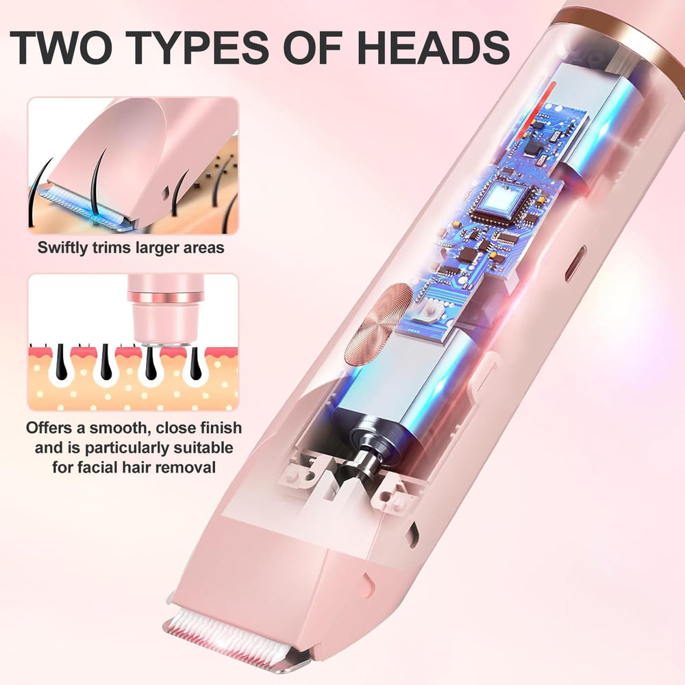 NURSETEK shaver shown for wet and dry use in the shower
