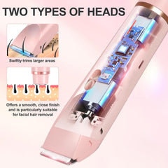 NURSETEK shaver shown for wet and dry use in the shower