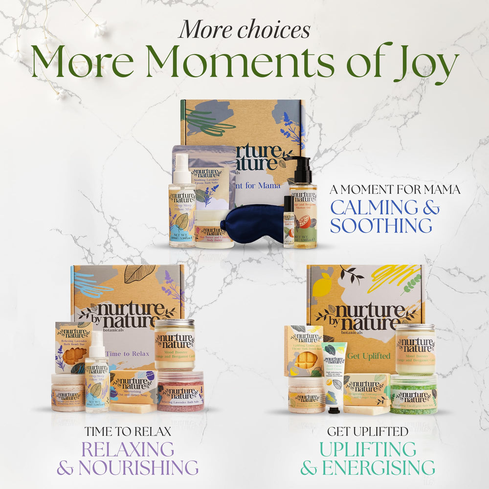 Nurture by Nature Botanicals finished spa kit set ready for gifting