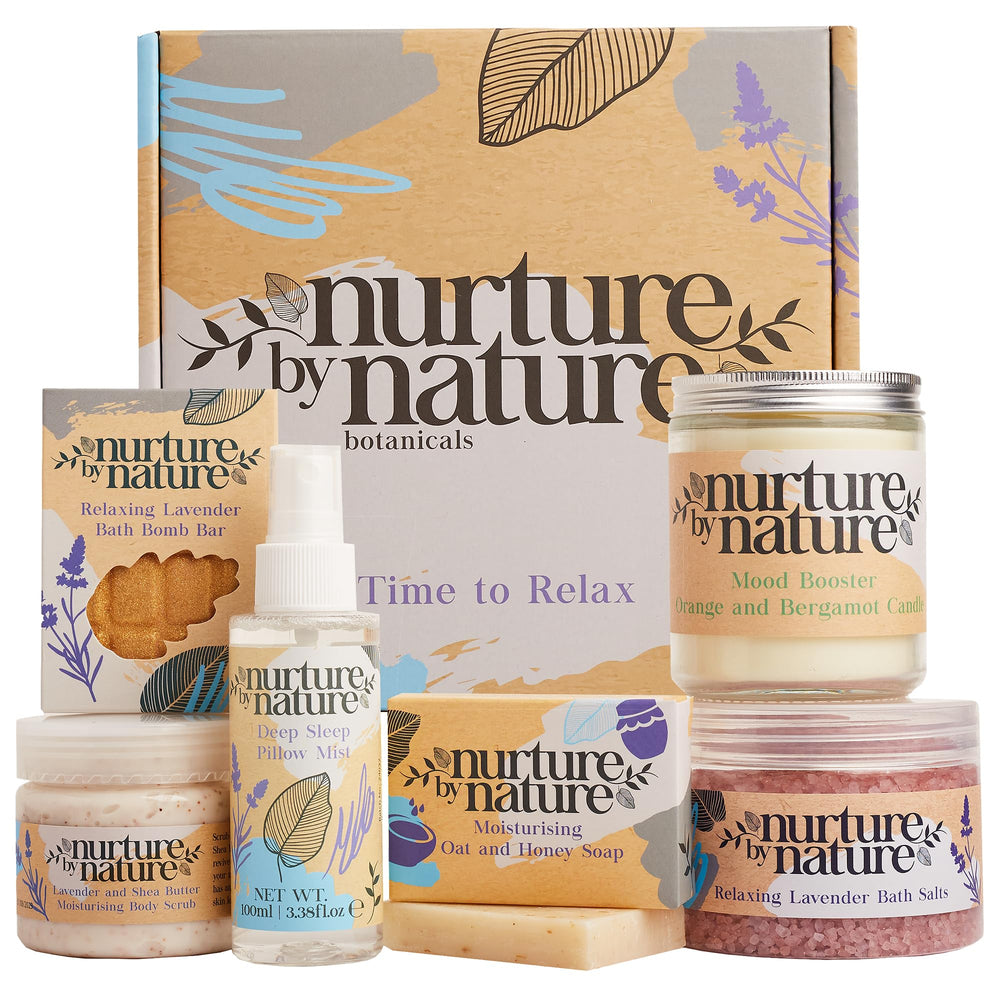 Nurture by Nature Botanicals soothing soy wax candle for relaxing evenings.