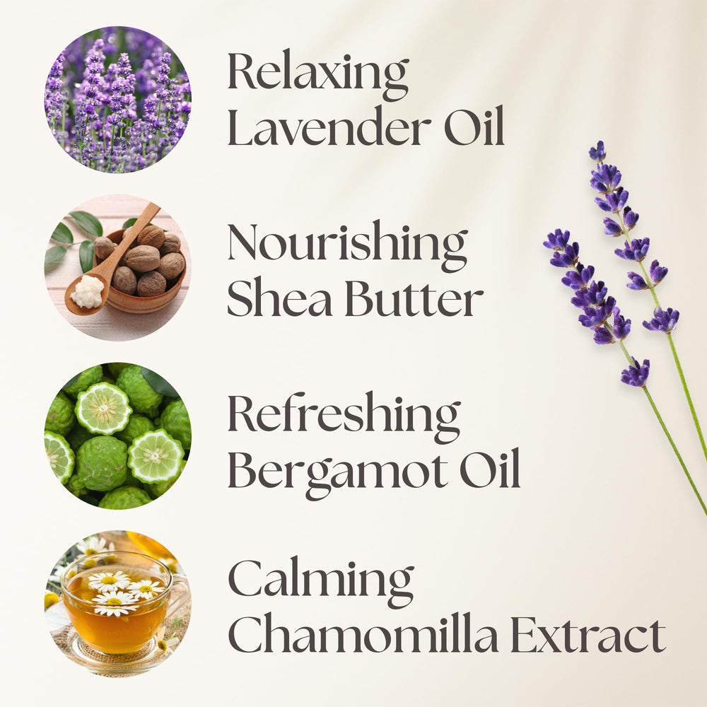 Nurture by Nature Relaxing Spa Gifts shower-oil for a luxurious morning cleanse.