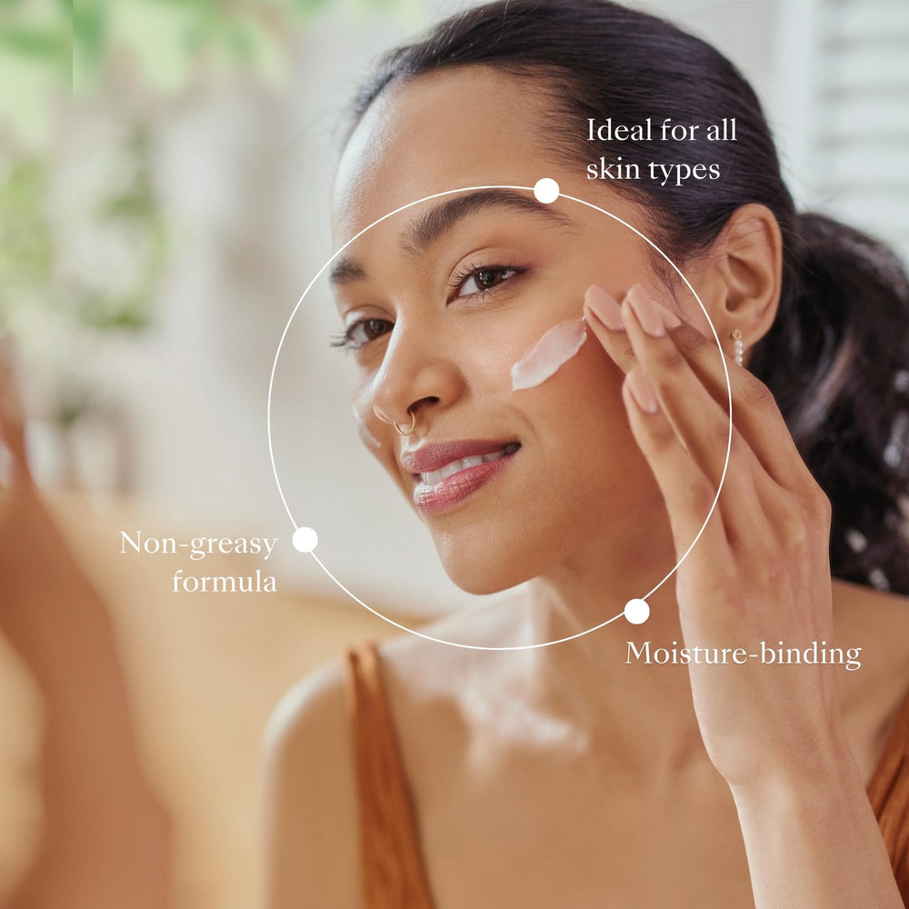 Nu Skin Napca Moisturizer with Aloe Vera; calms redness and irritation.