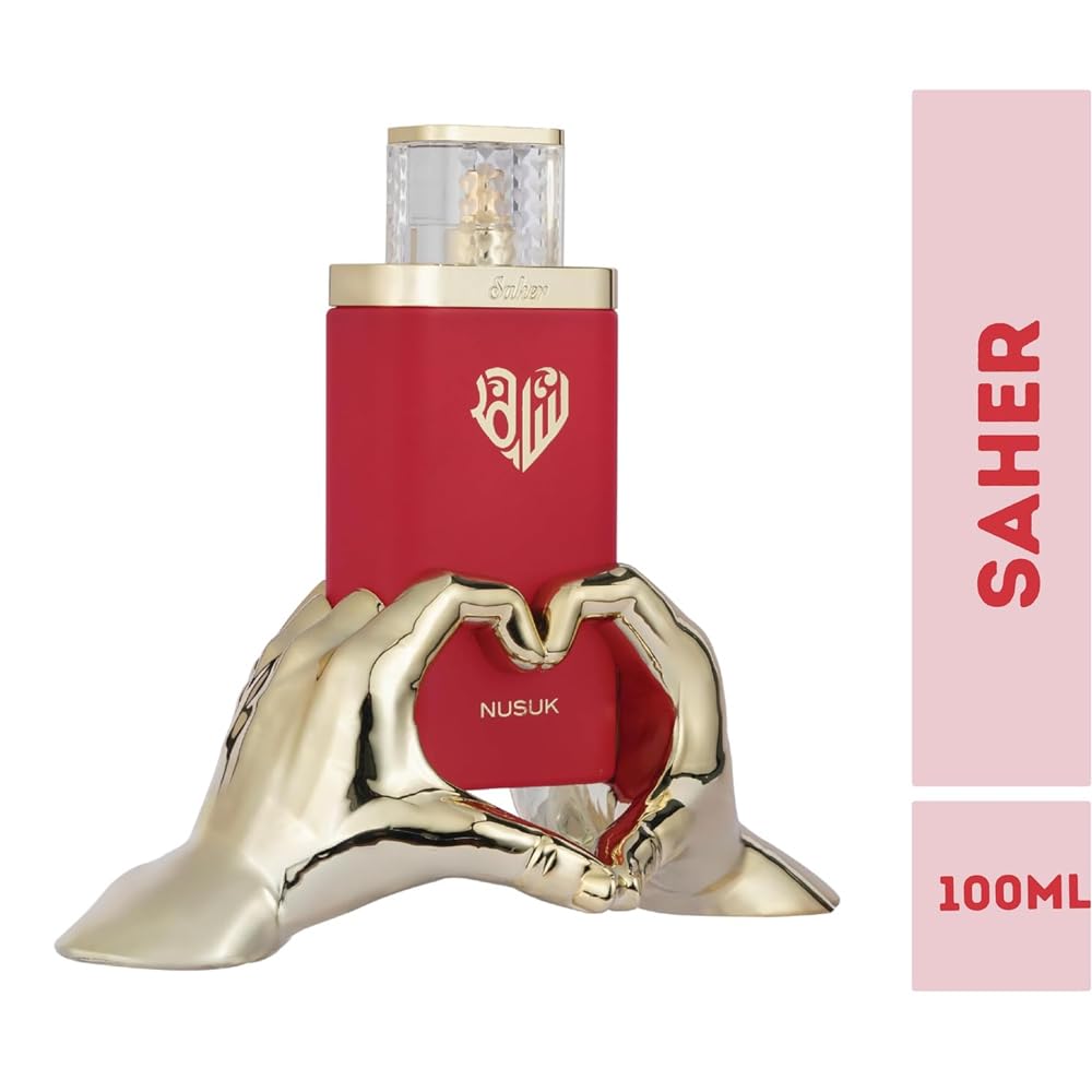 Nusuk Saher Extrait de Parfum travel size fits purse on the go