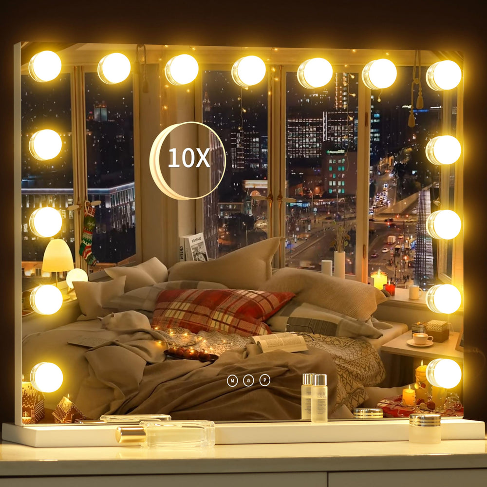 NUSVAN vanity mirror non slip pads prevent slips during use