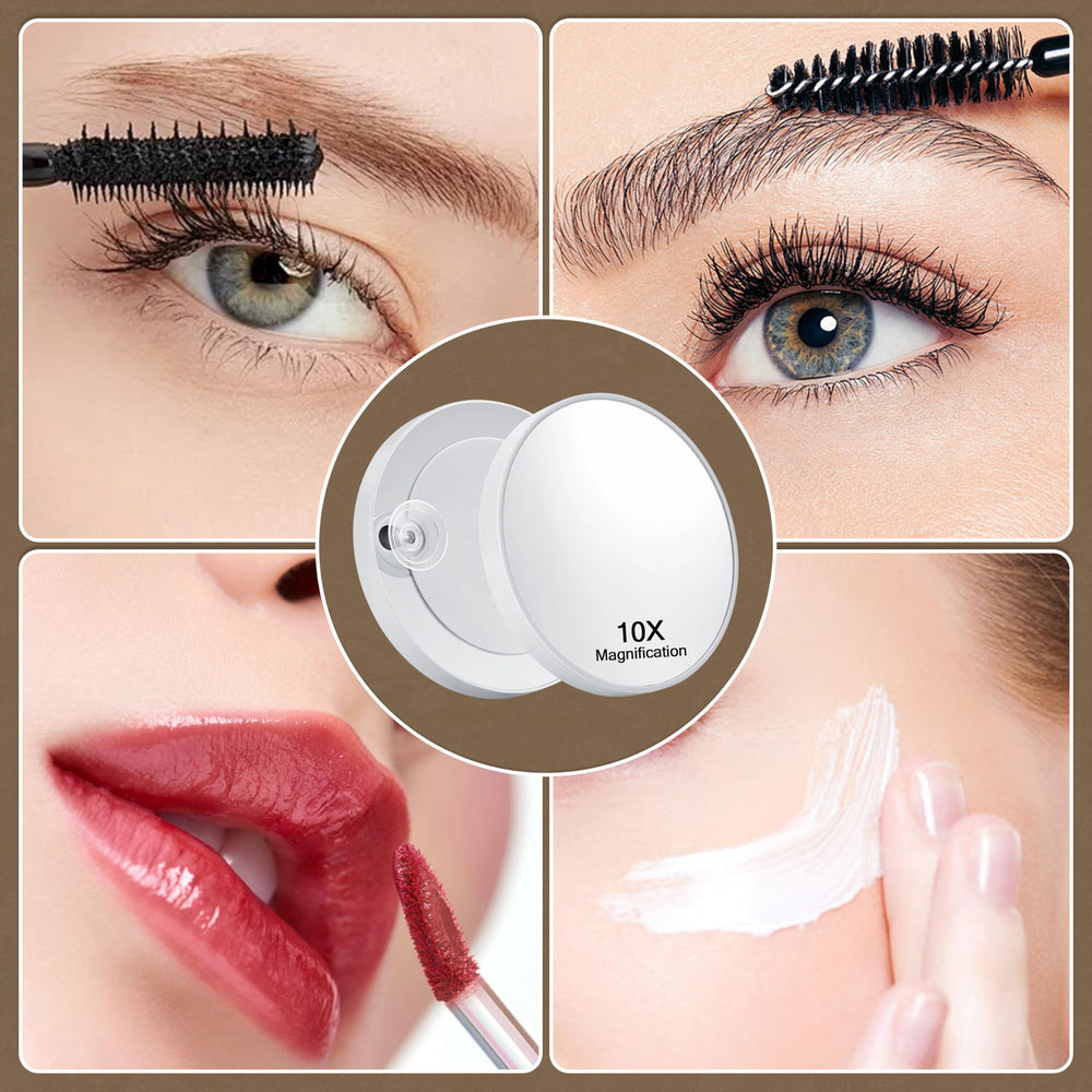 NUSVAN vanity mirror tilt-adjustable frame for full-face viewing.