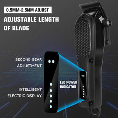 nutcore USB charging cordless power for on-the-go grooming.