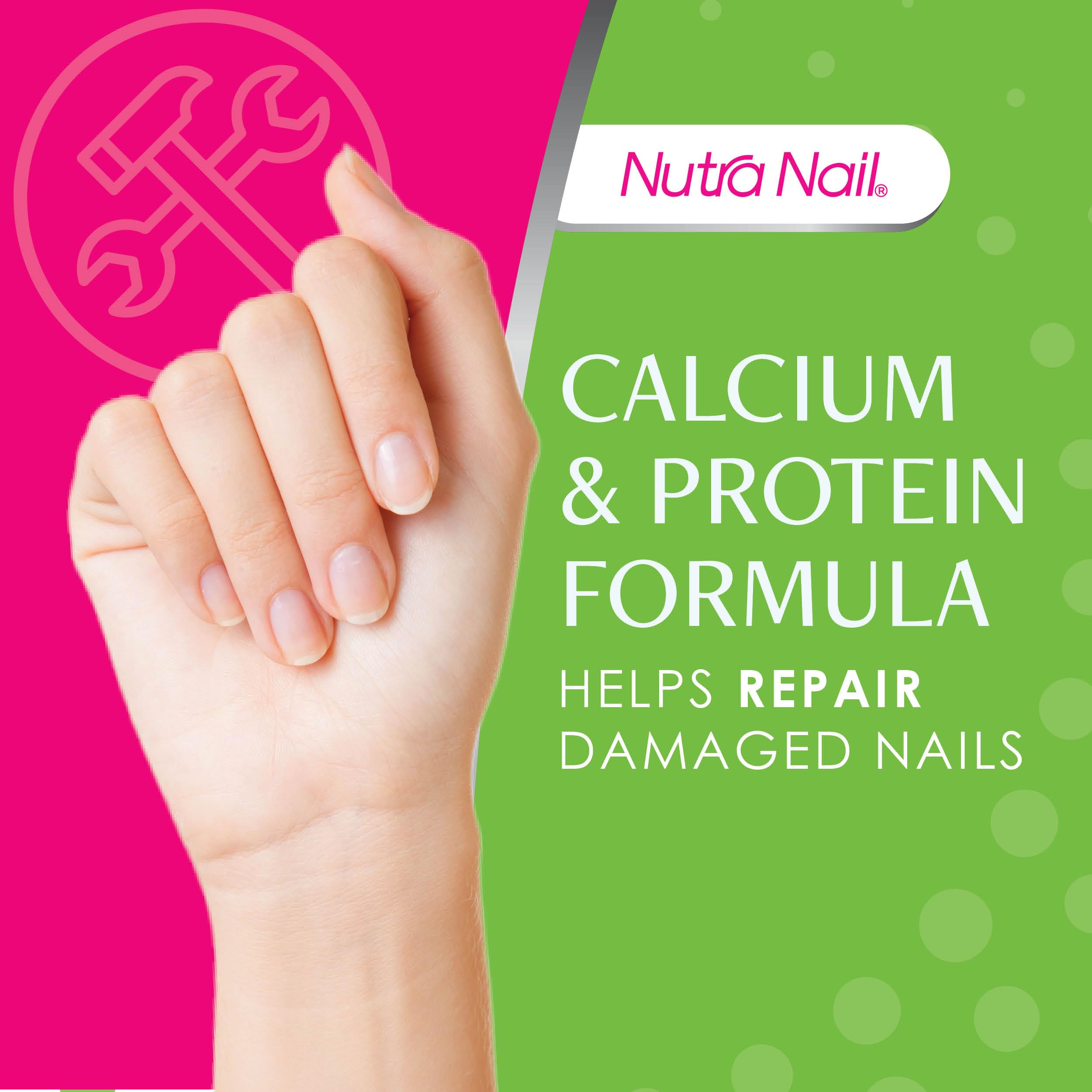 Nutra Nail USA-made label highlights premium, domestically produced quality.