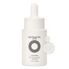 Nutrafol front packaging showing bottle and label for clear product identification and trust
