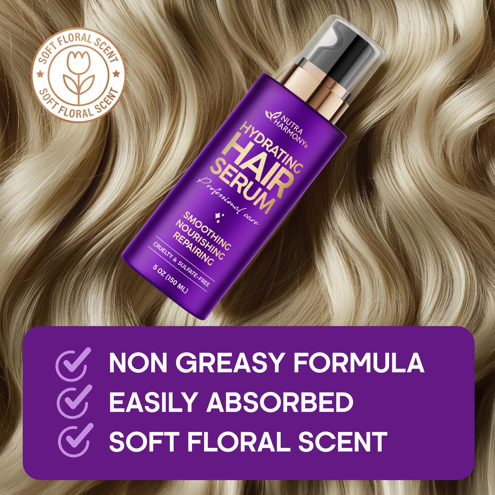 NUTRAHARMONY hair serum visual droplet for precise dosing