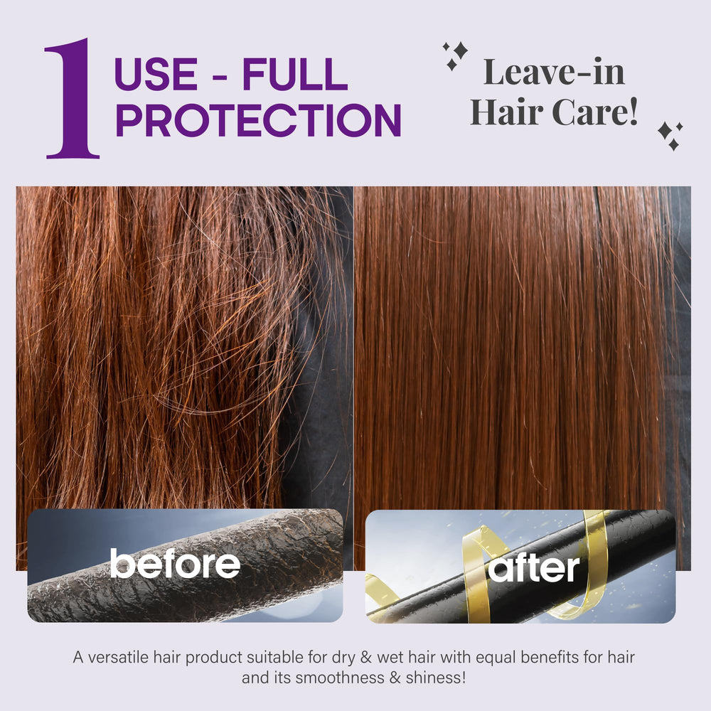 NUTRAHARMONY hair serum heat protection during styling