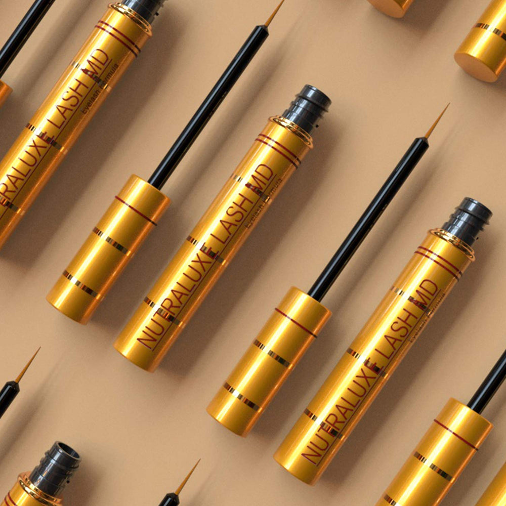 NutraLuxe Md Lash Enhancer brush applicator enables precise, gentle lash application.