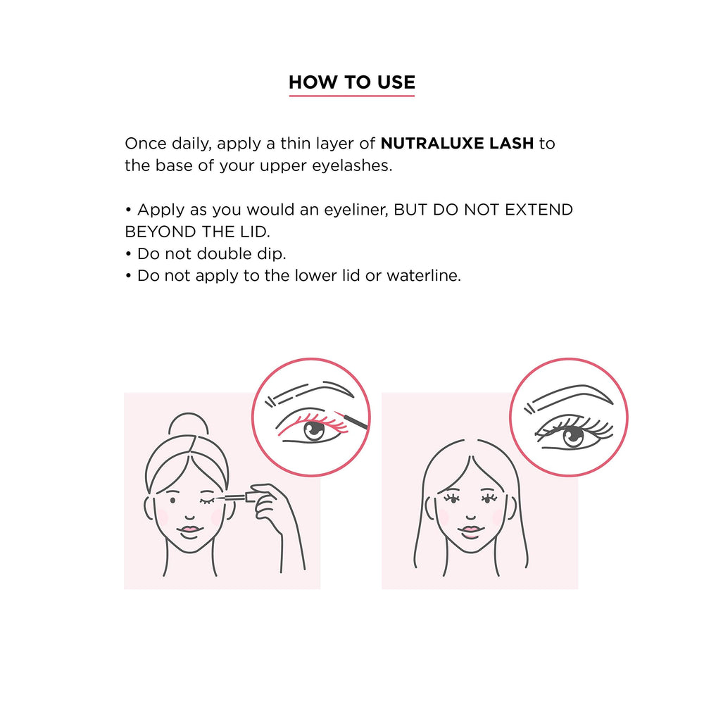 NutraLuxe Md Lash Enhancer closeup bristles target lash roots.