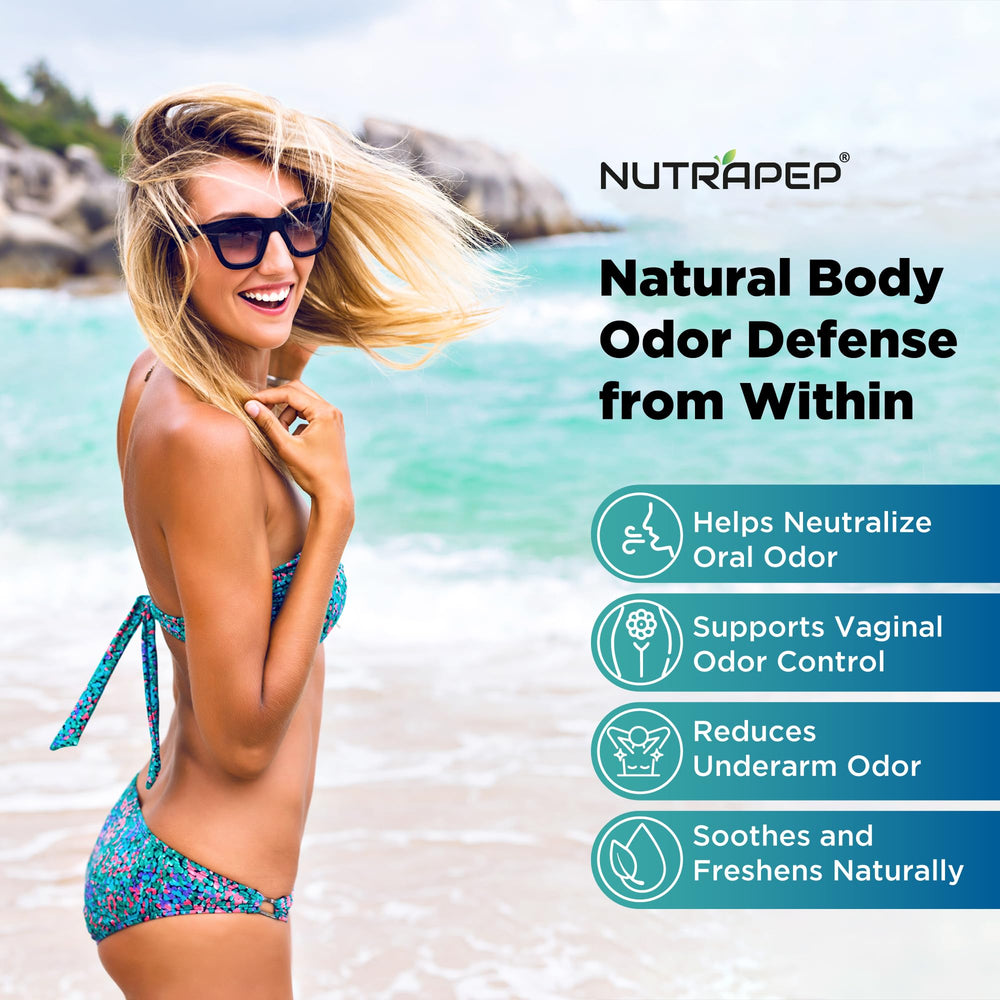 NutraPep with green tea and parsley extracts for antioxidant support and detox.