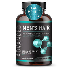 NutraPro hair growth vitamins for men bottle front promotes daily hair health and routine.