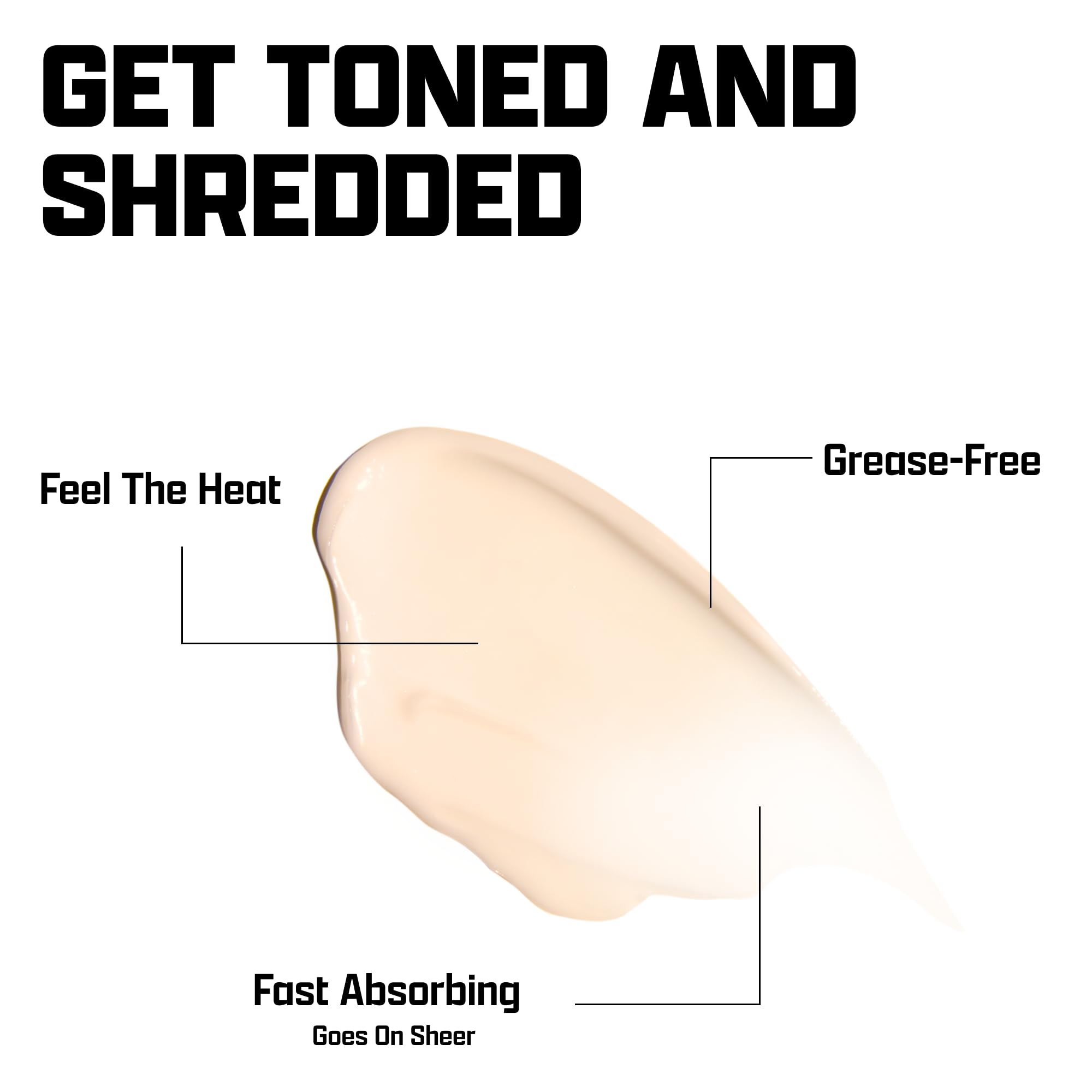 Nutrex Lipo-6 Defining Gel on thighs highlighting skin tightening benefits
