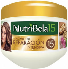 Nutribela15 Intensive Repair ingredients highlight shine and silkier hair