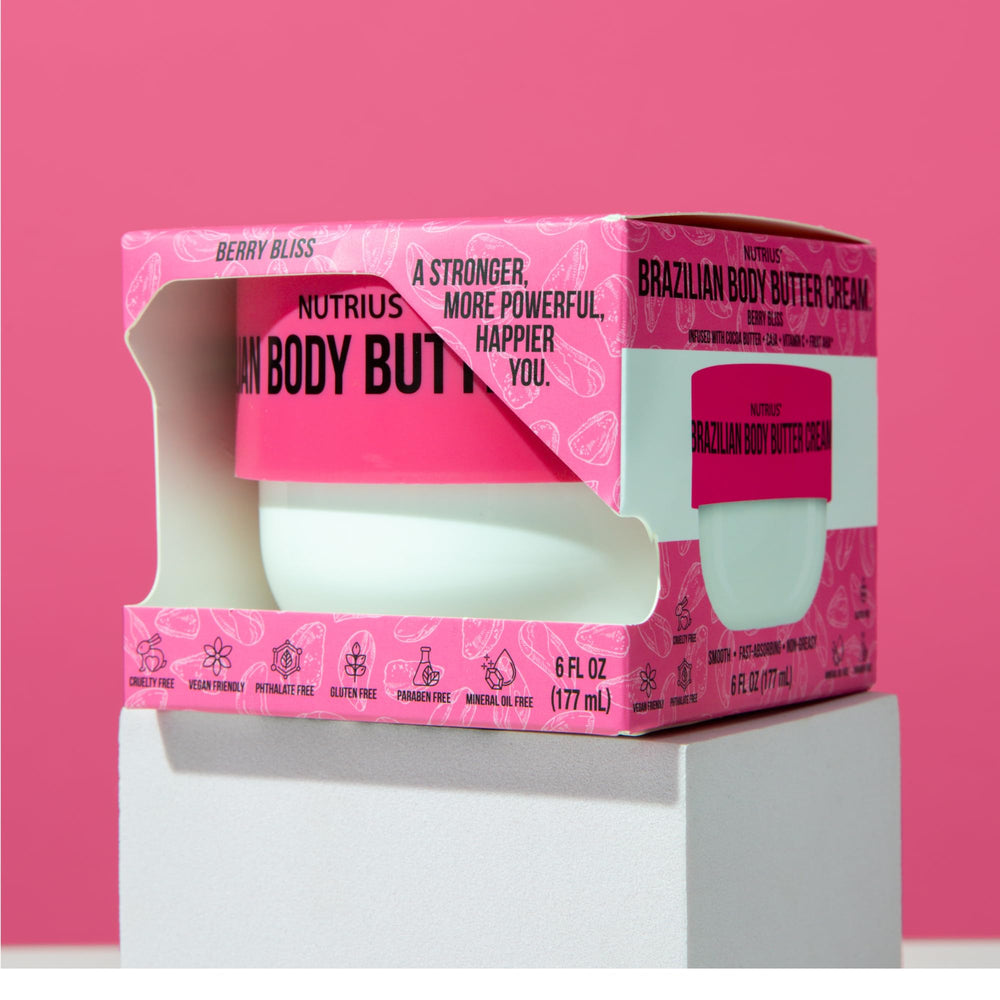 Nutrius Berry Bliss silky texture enables quick, smooth application.