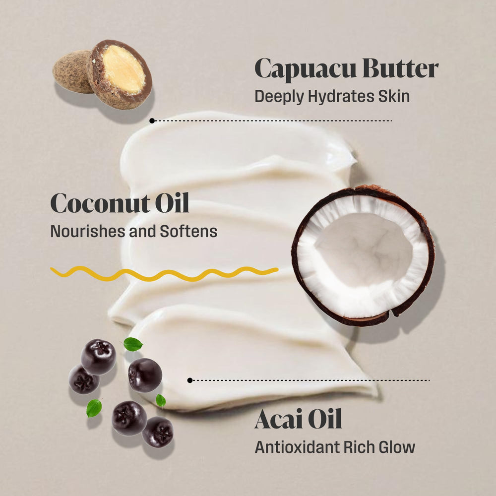 Nutrius Brazilian Body Butter Cream elbow-dry-areas improved hydration visual.