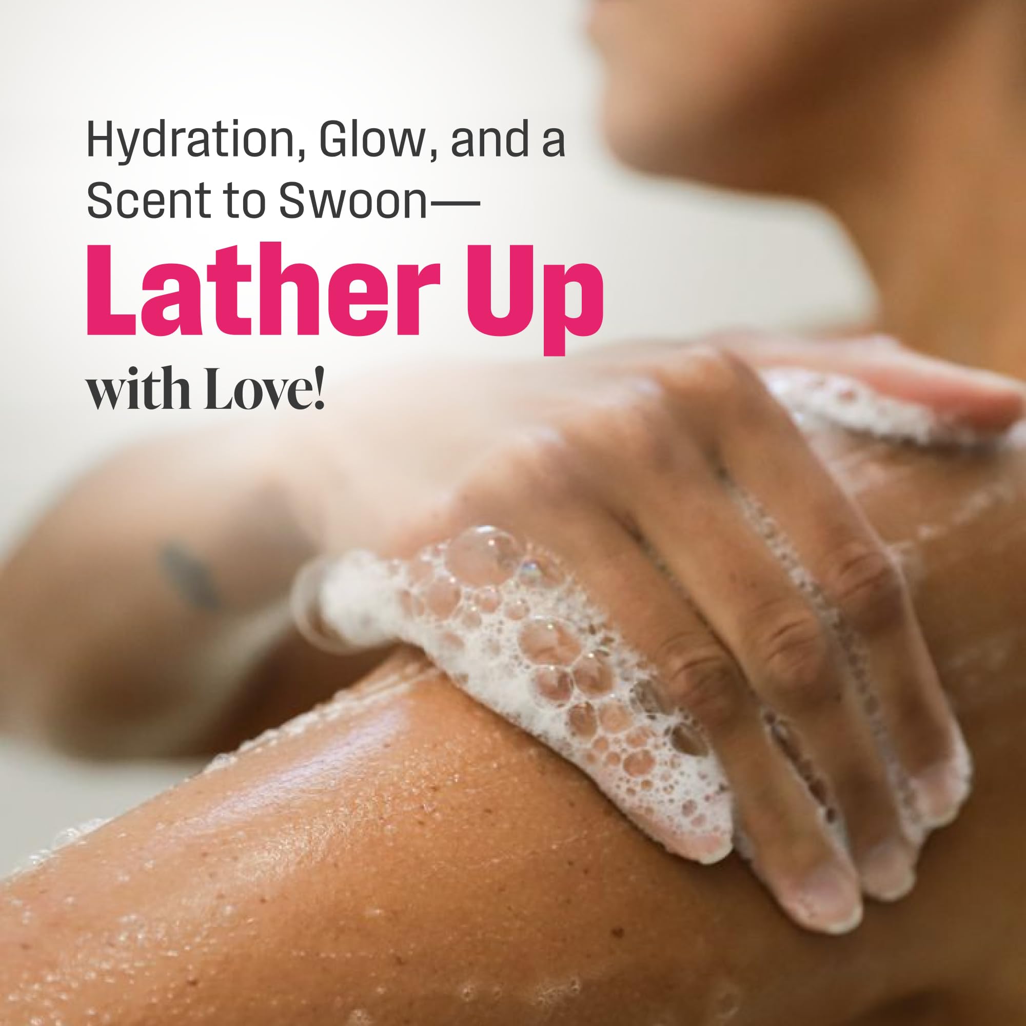Nutrius Coco Bliss bubbles illustrate a gentle cleanse with creamy foam