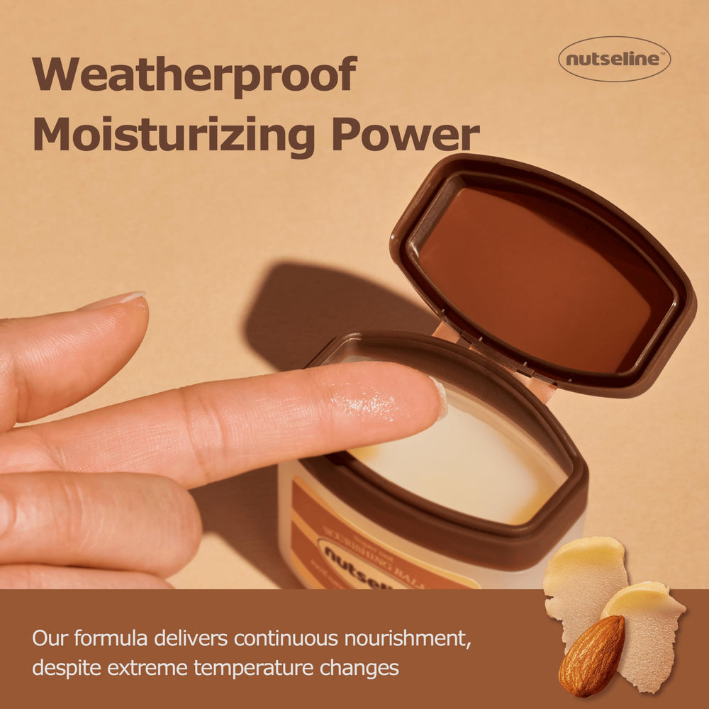 Nutseline balm used as lip balm for quick hydration.