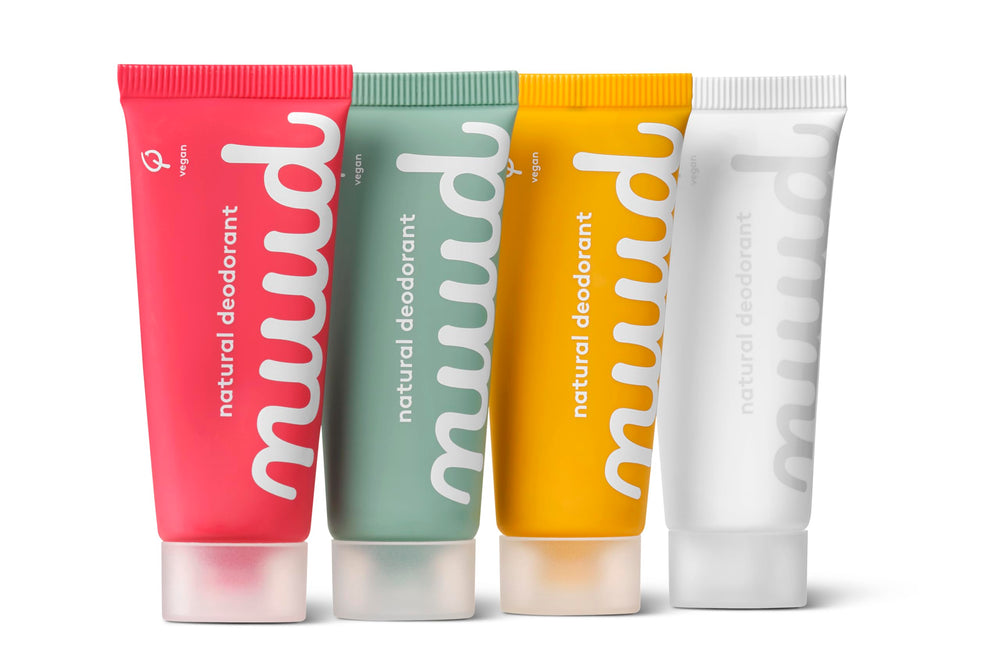Nuud no perfume and no alcohol icon emphasizes clean formula