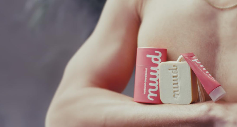 nuud The Stick dermatology-tested label signals skin-friendly deodorant