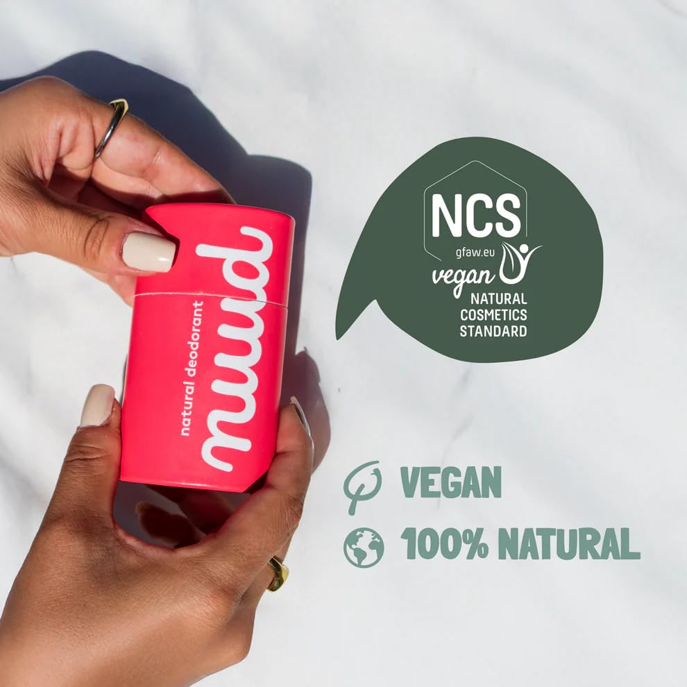 nuud The Stick vegan-certified mark confirms natural ingredients
