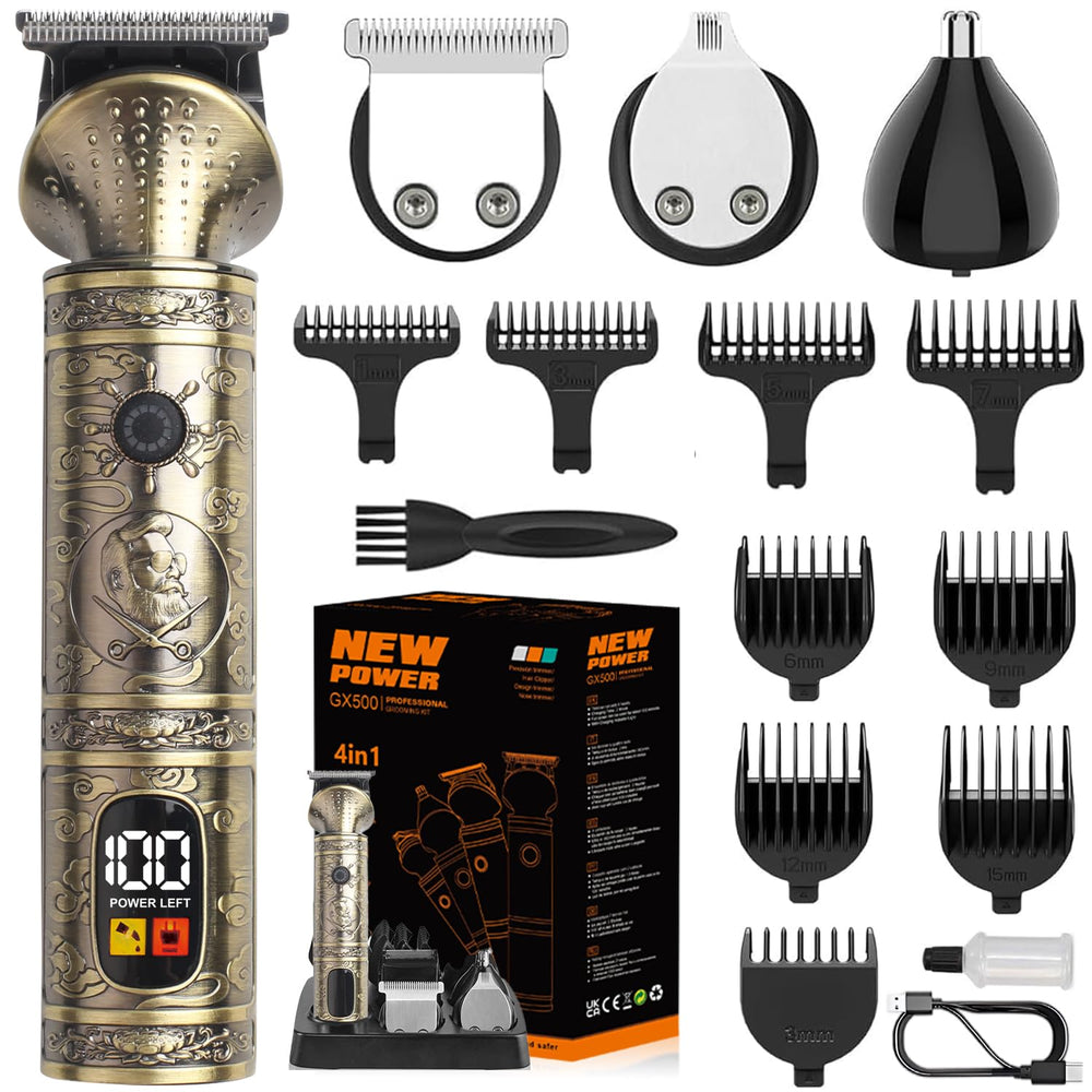 NuvaConx Trimmer Kit hero view showing all-in-one grooming solution for versatile styling