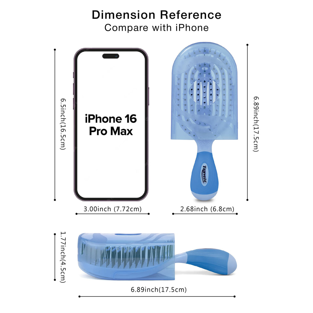 NuWay 4Hair curved vented design showing ergonomic fit