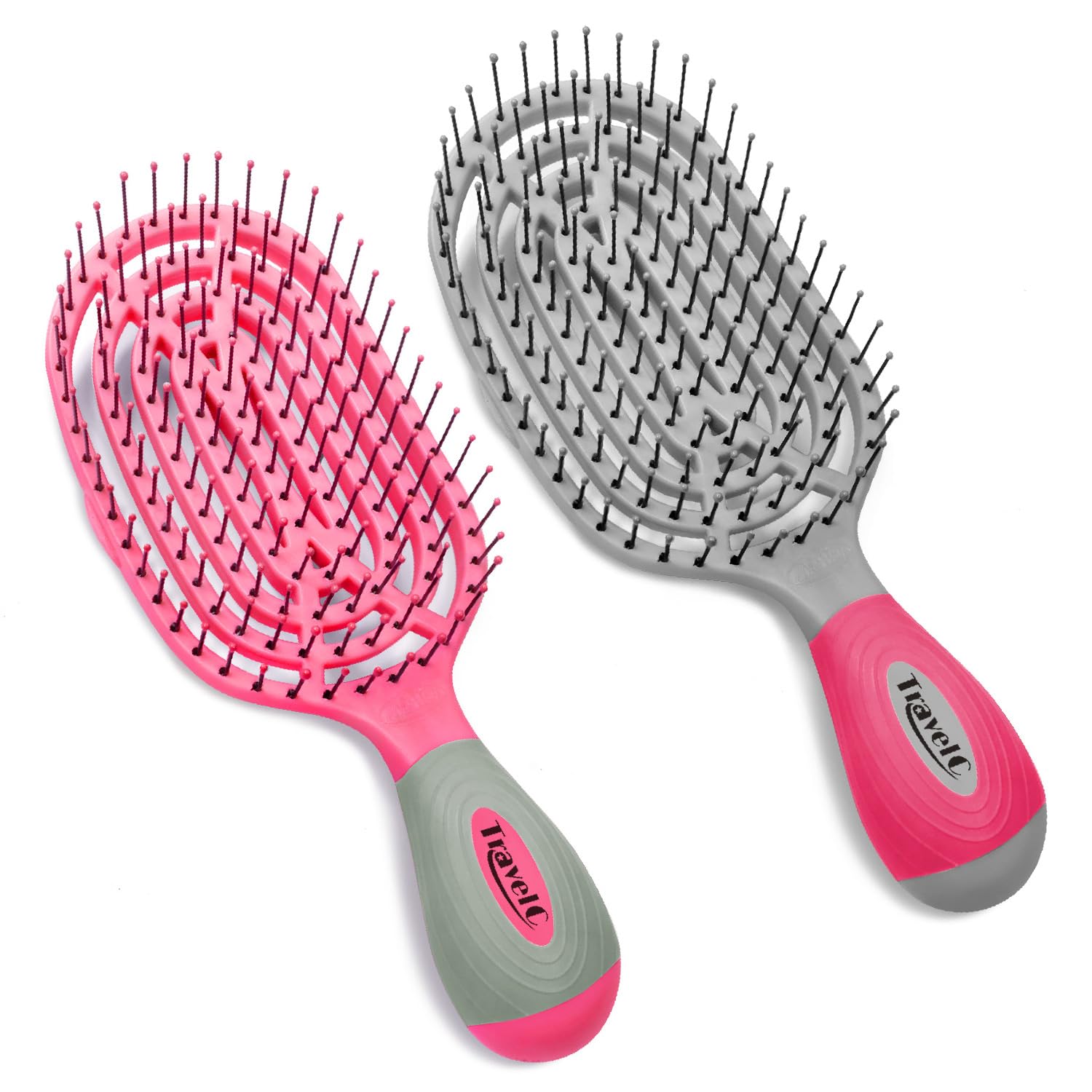 SureGrip nonslip handle on NuWay 4Hair offers stable brushing.