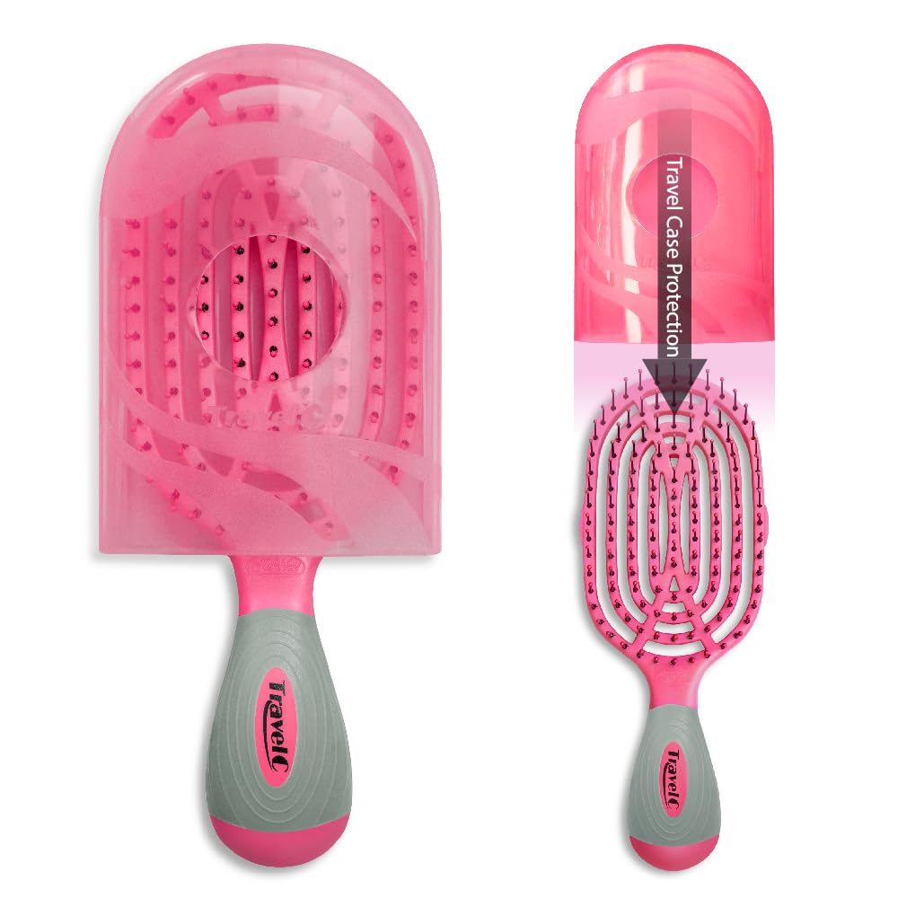 Travel case beside NuWay 4Hair keeps it compact for outings.