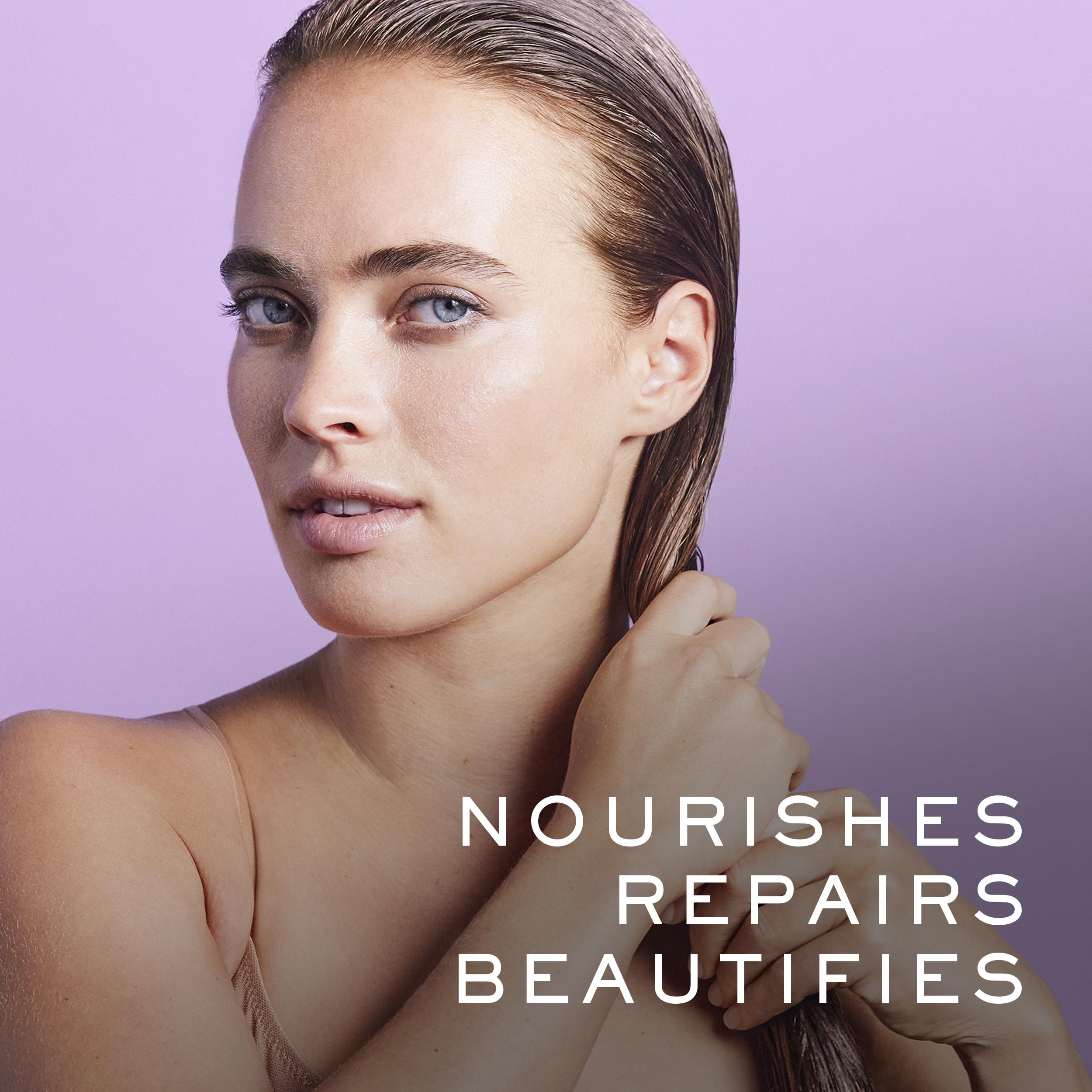 Nuxe pre-shampoo mask application in hand showing easy 10 minute treatment