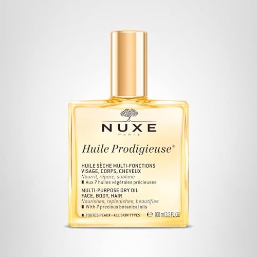 Nuxe Huile Prodigieuse offers antioxidant action to support skin protection.