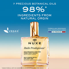 Close-up of dry-touch texture from Nuxe Prodigieuse, delivering satin-smooth skin.