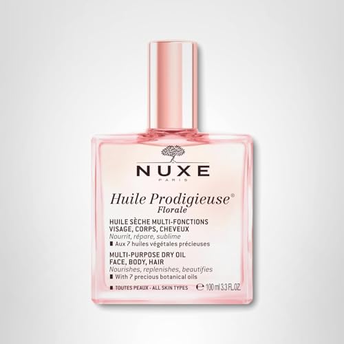 Nuxe Huile Prodigieuse Floral body and hair use for travel-friendly routine.