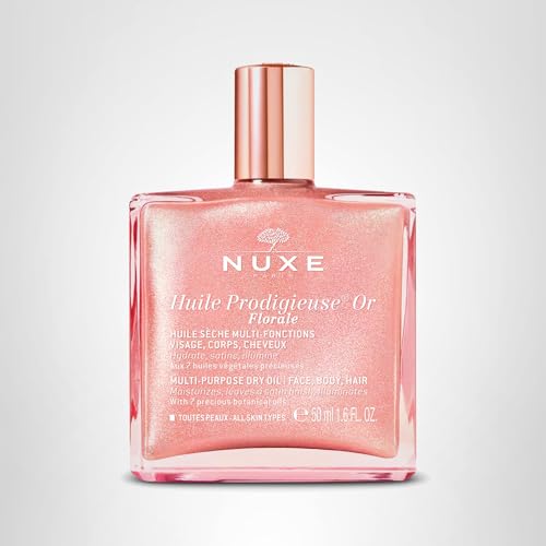 Nuxe Huile Prodigieuse Florale Made in France badge on bottle.