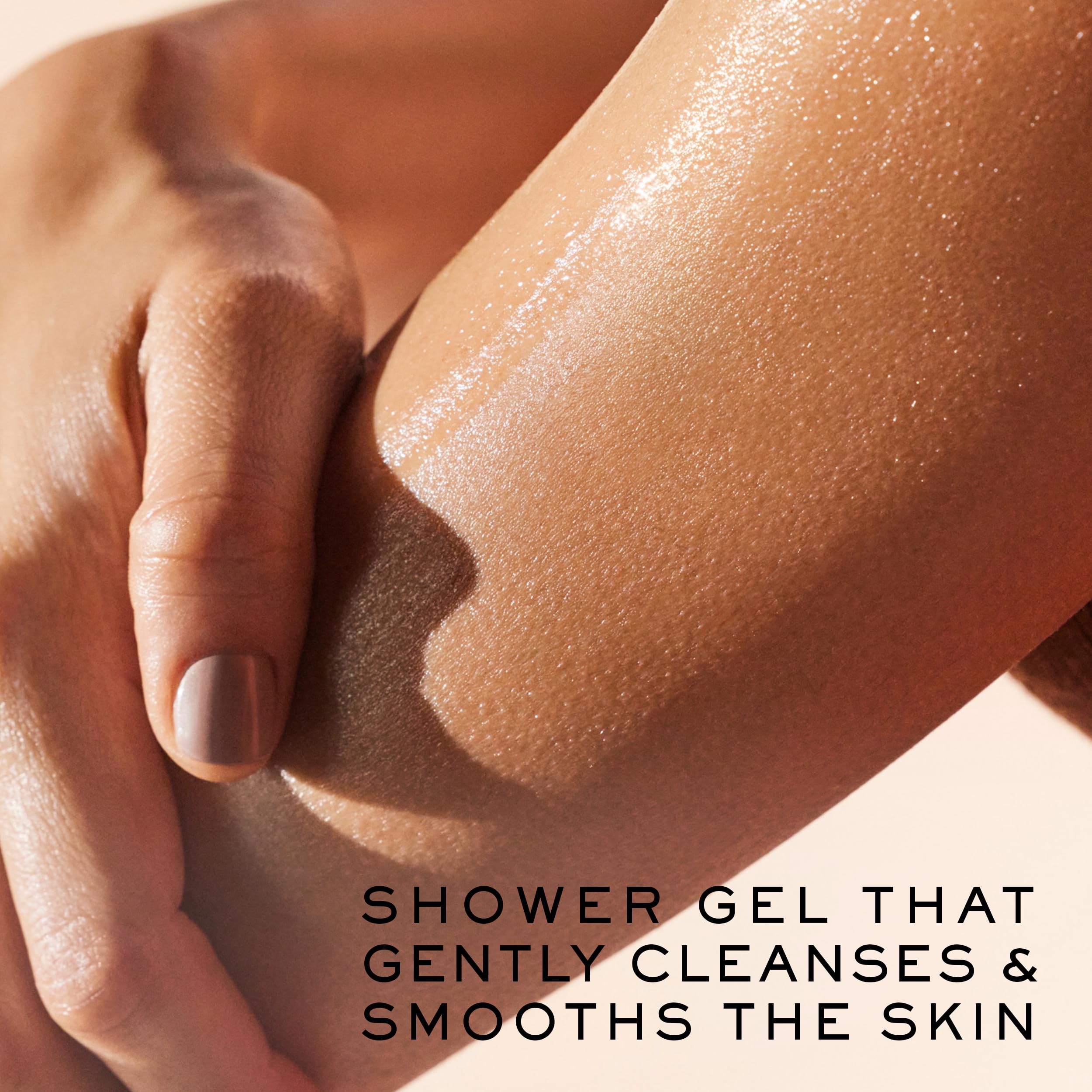 Gel Prodigieux textura dorada y perlada para ducha sensorial.