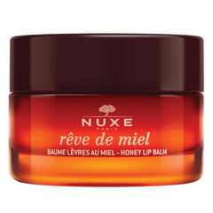 NUXE Rêve de Miel lip balm jar closeup showing rich nourishment for dry lips