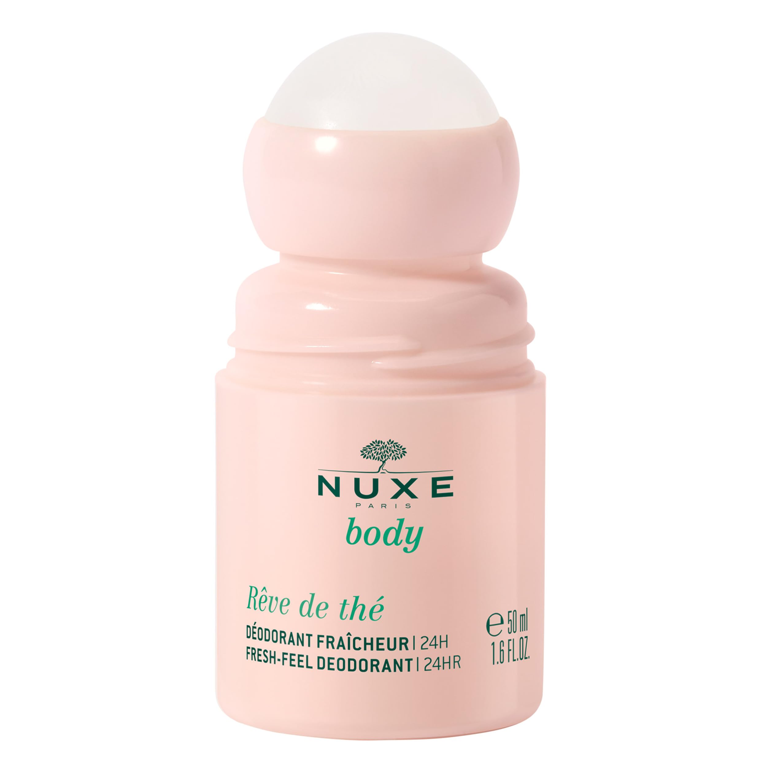 NUXE Rêve de Thé roll-on application offers smooth, fast-absorbing protection for daily wear.